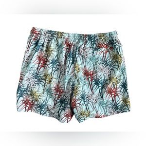 Palma Swim Trunk Men’s Size Small Tropical Pockets‎ Drawstring liner 5” inseam